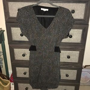 BCBGeneration Gray Belted Mini Dress size S